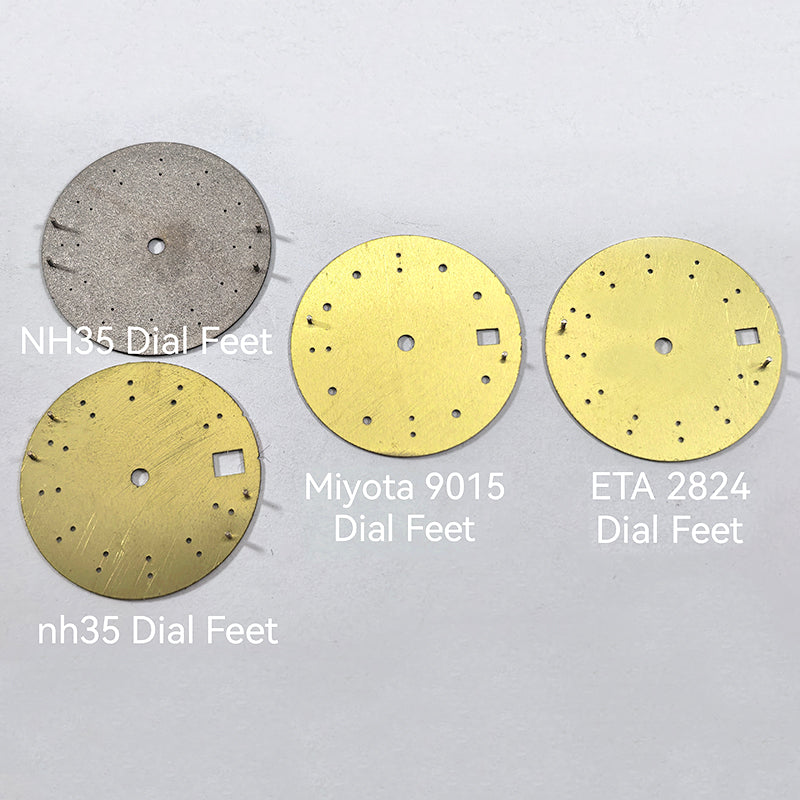 No Date 28.5mm Ice Forests Dial for NH35/ETA2824/MIYOTA 9015 Movement Blue Lume