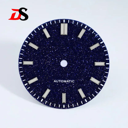 Blue Sands Dial 28.5mm Dial Blue Lume for NH35 Movement No Date Series No Lume
