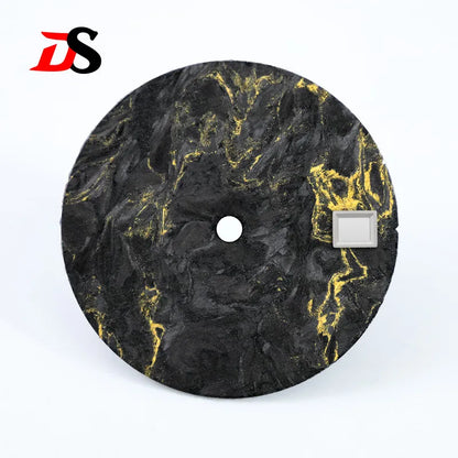 28.5mm Carbon Fiber Dial Rich Color Lava Texture Blank Surface NH35NH38 Movement Date