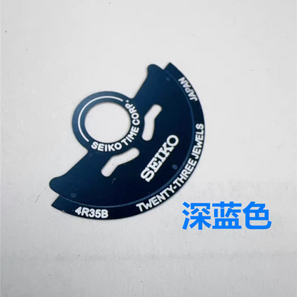 Nh35 Nh36 Movement Rudder Gold Automatic Hammer Metal Flake Lettering 7s26 4R35 4R36