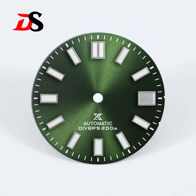 28.5mm Sunburst X Dial Blue Lume Small for NH35 Movement Watch Accessories