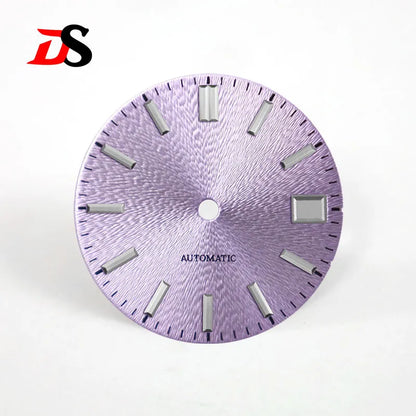 28.5mm Invisible Texture Sunburst No Lume NH35 Movement Multiple Colors