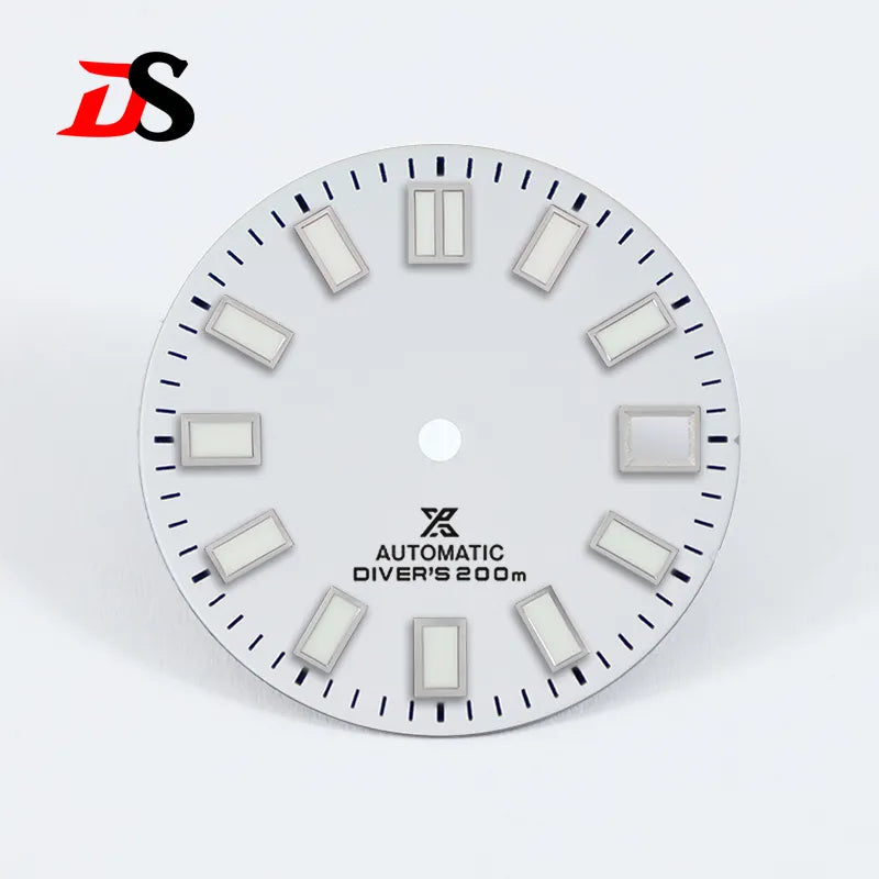 28.5mm Sunburst X Dial Blue Lume for NH35 Movement Watch Accessories