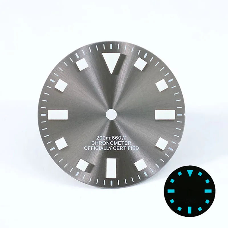 Retro 28.5mm Matte 50 Layers BGW9 C3 Lume NH35 NH36 Movement SKX007 No Date