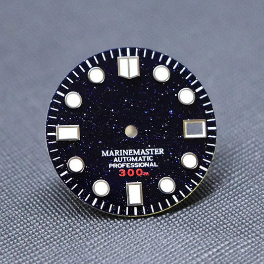 Marinemaster MM index 28.5mm Dial Blue Starry Sky NH35 nh36 movement blue sands