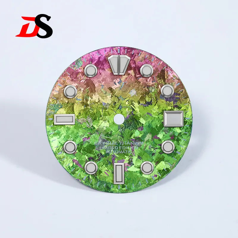 Ice Crystal Titanium Dial 28.5mm Dial BGW9 C3 Lume NH35 Movement