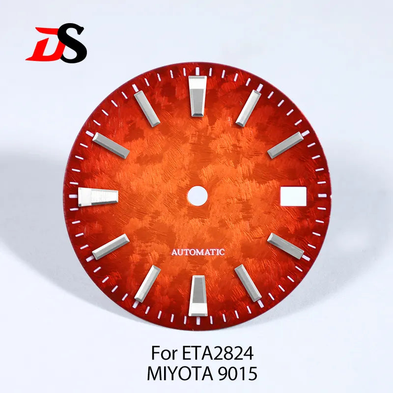 28.5mm Dial 62GS Xinzhou Sakura Dial Blue Lume for NH35 ETA2824 SW200 MIYOTA9015 Movement No Date