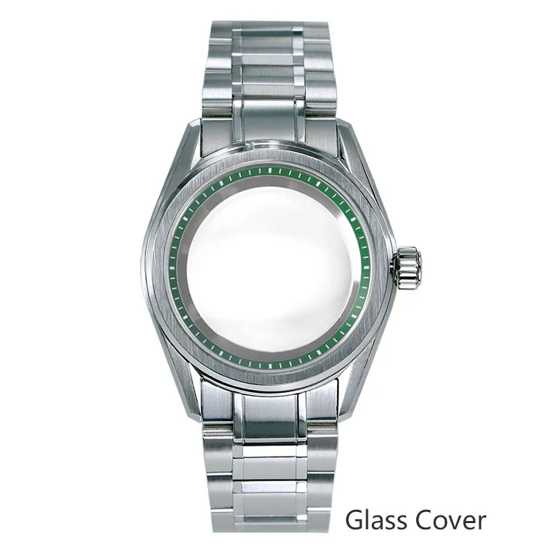 38mm GS Case with Chapter Ring NH35 NH34 Match Shunbun 28.5mm Dial Color Classic Watch Case