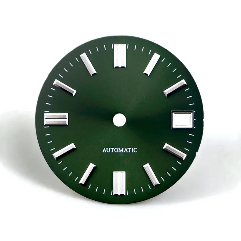 28.5mm Watch Dial Classic Sunburst Dial No Lume NH35 Movement