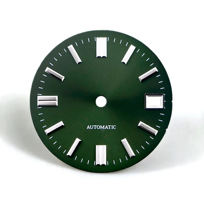 28.5mm Watch Dial Classic Sunburst Dial No Lume NH35 Movement
