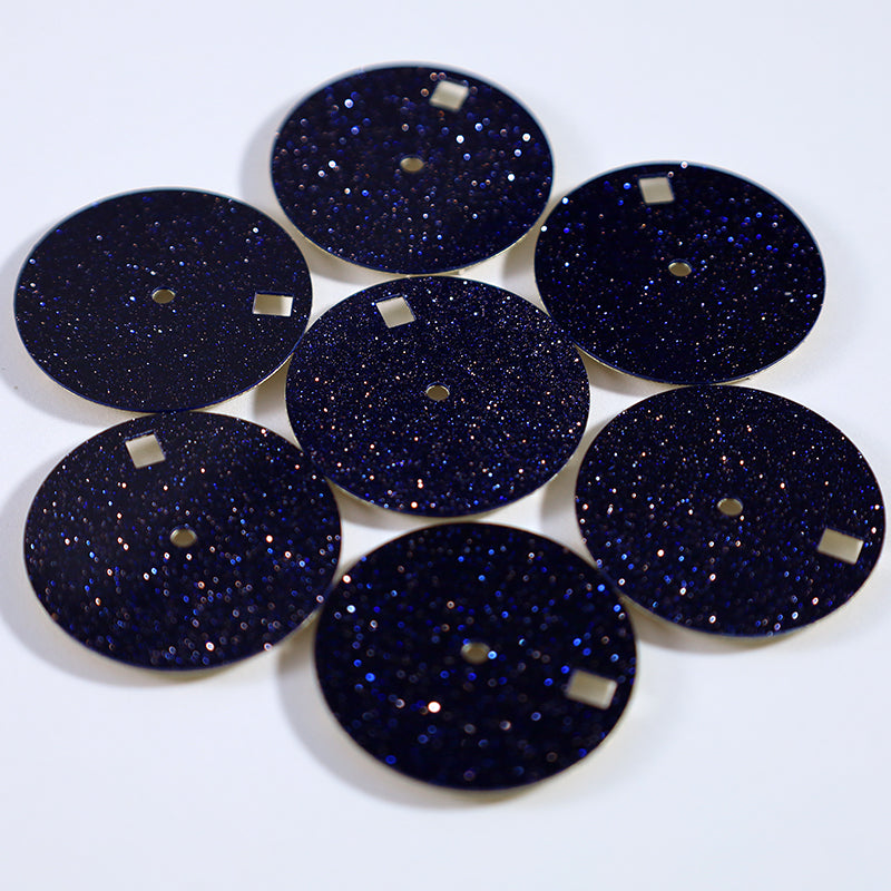 Arab Black Starry Sky Black Sandstone 28.5mm Dial NH35NH38 Movement