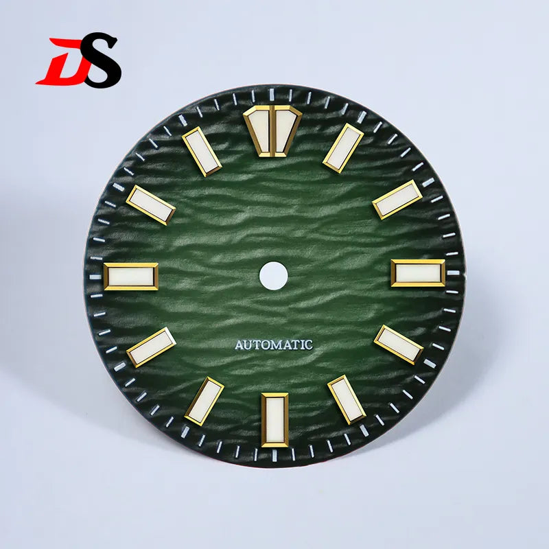 Gradient Wave Dial 28.5mm Blue Lume for NH35/NH38 Movement No Date