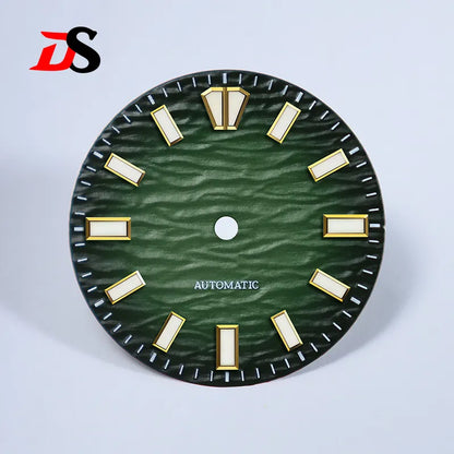 Gradient Wave Dial 28.5mm Blue Lume for NH35/NH38 Movement No Date