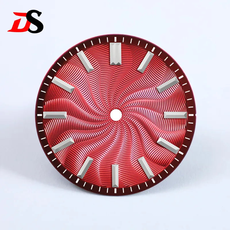 Guilloche Dial Envelope Index No Lume Sterile 28.5mm NH35NH34 Movement 3 O'clock /6O'clock /no Date