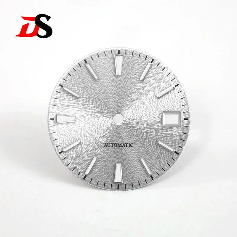 28.5mm Invisible Texture Sunburst GS Blue Lume NH35 Movement Multiple Colors