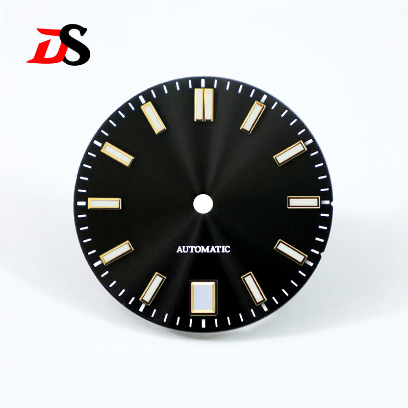 Sunburst Blue Lume Dial 6 O'clock NH35 28.5mm