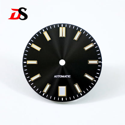 Sunburst Blue Lume Dial 6 O'clock NH35 28.5mm