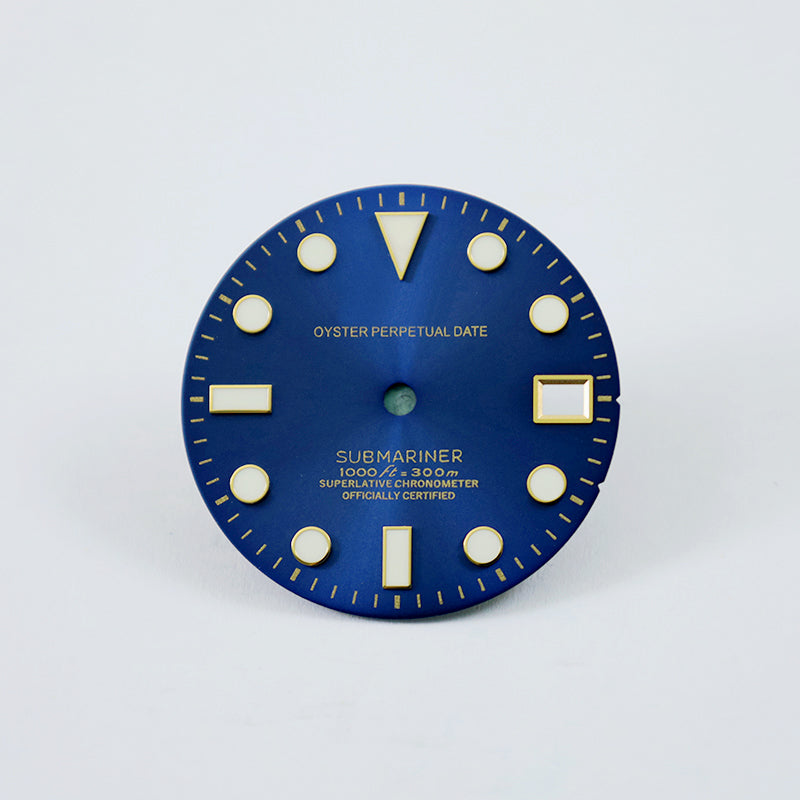 Gold Index Sunburst SUB Dial Mod BGW9 C3 Lume Dial NH35NH36 Movement 28.5mm