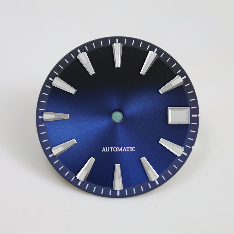 Ome-ga Index Blue Dial with Chapter Ring Effect Date