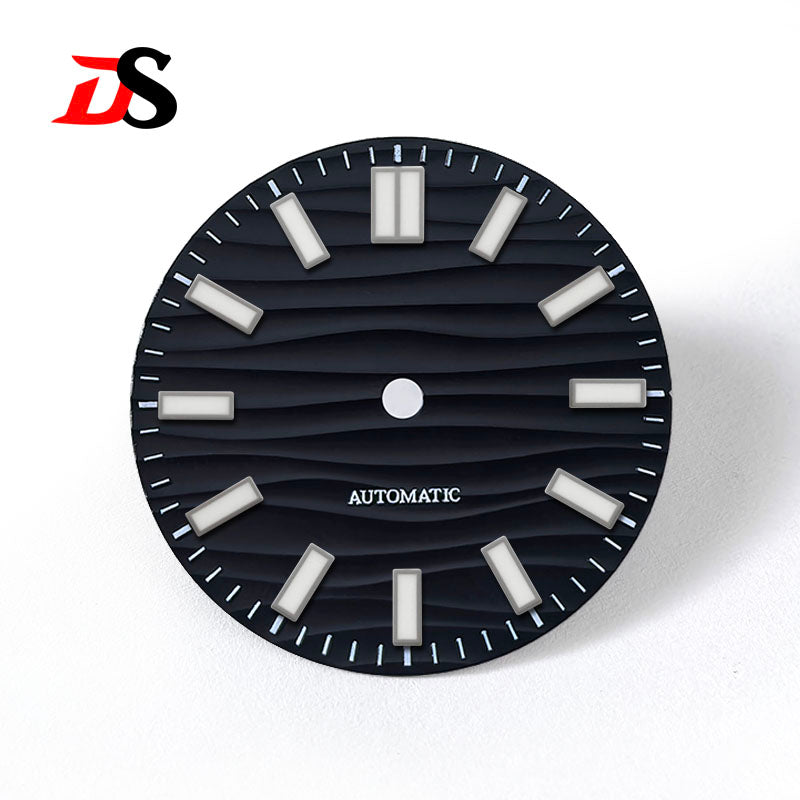 28.5mm Wave Dial BGW9 Lume for NH35 NH34 Movement No Date