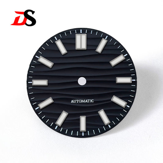 28.5mm Wave Dial BGW9 Lume for NH35 NH34 Movement No Date
