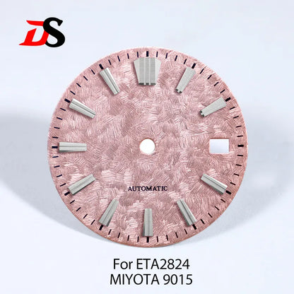 62GS 28.5mm Dial Xinzhou Sakura Dial GS MOD No Lume for ETA2824 SW200 MIYOTA9015 Movement