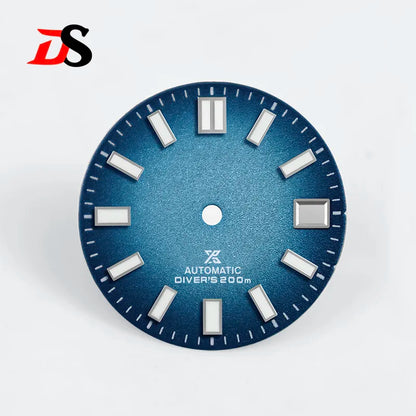 62mas 28.5mm Dial X Spark Texture Blue Lume NH35 Movement