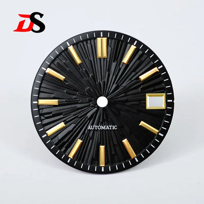 Gradient 28.5mm Wood Grain Dial No Lume for NH35/NH38 Movement 3 O'clock Date/no Date