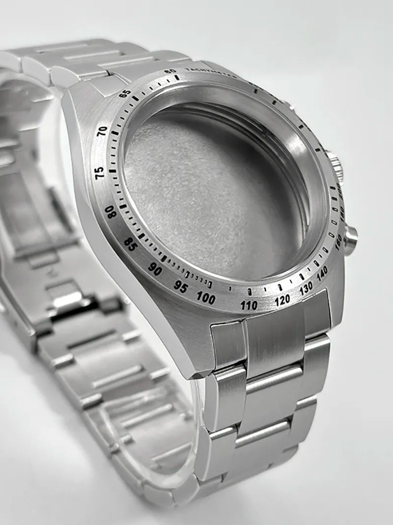 DS Watch VK63 39mm Watch Case Solid Stainless Steel for VK64 Watches Automatic Movement Accessory Parts