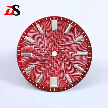 Guilloche Dial Envelope Index No Lume Sterile 28.5mm NH35NH34 Movement 3 O'clock /6O'clock /no Date