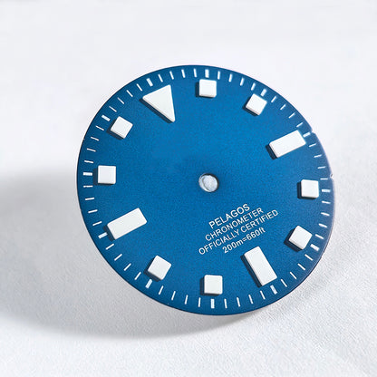 No Date Retro Pelagos Sun Blue/green Luminous Dial GMT50 Layer