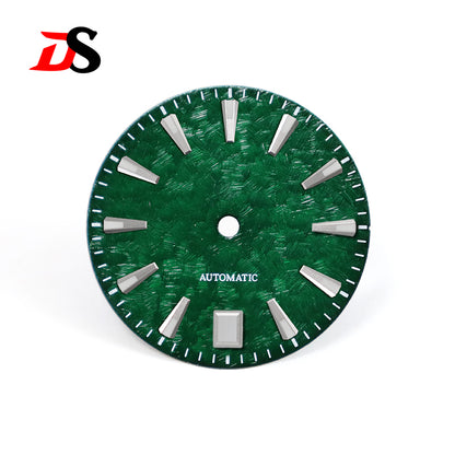 62GS 6 O'clock Date Dial Cherry Minute Mark NH35 Blue Lume Sakura Spring Light-green 28.5mm for SKX007 GS