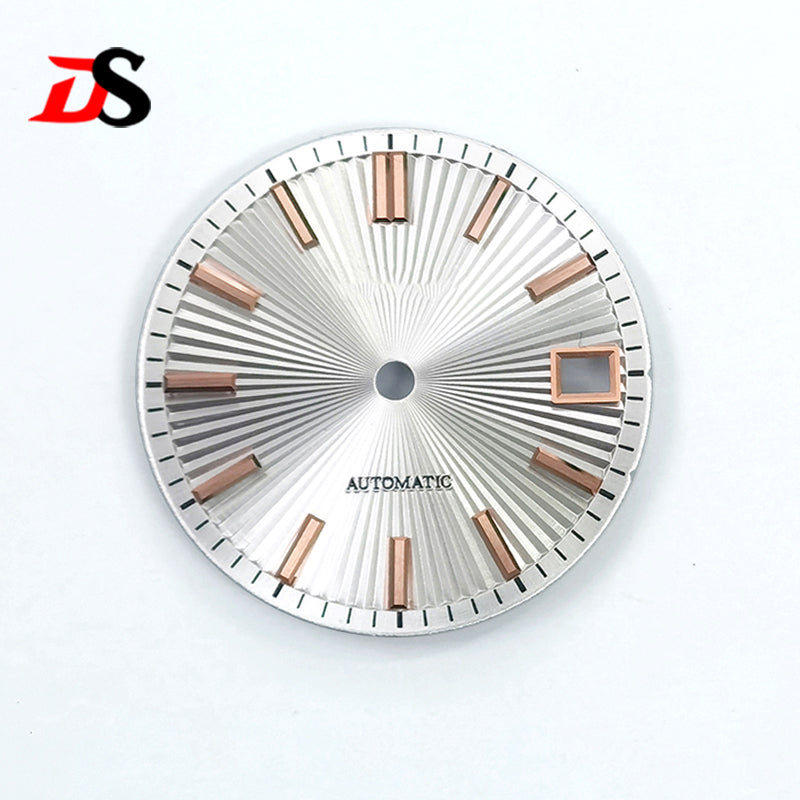 Red Cocktail Dial NH35NH34 No Lume 28.5mm