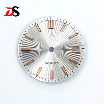 Red Cocktail Dial NH35NH34 No Lume 28.5mm