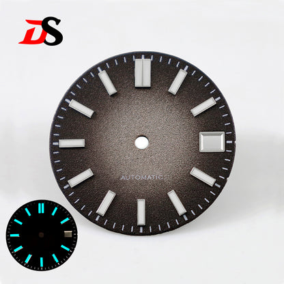 Spark Texture Date Blue Lume 28.5mm NH35 Dial