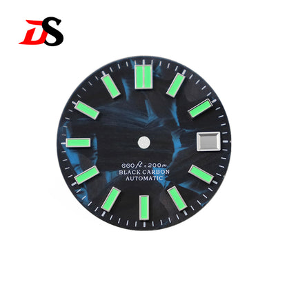 Color Lume Index Carbon Fiber Dial 28.5mm