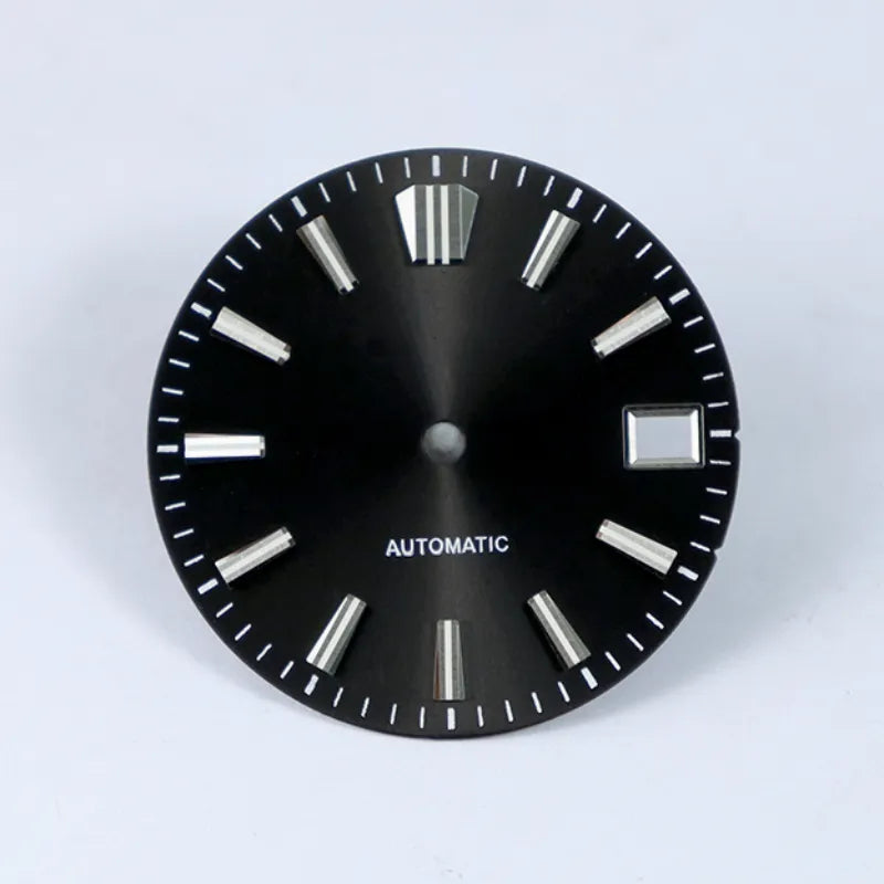 28.5mm Sunburst Dial GS MOD Blue Lume NH35 Movement No Lume