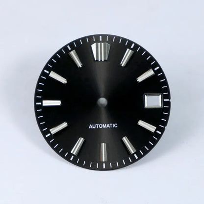 28.5mm Sunburst Dial GS MOD Blue Lume NH35 Movement No Lume