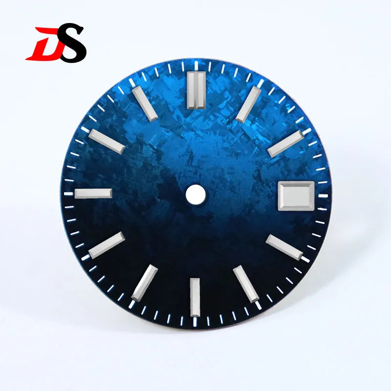 28.5mm Dial Grey Crystal Titanium Texture NO Lume NH35 Movement