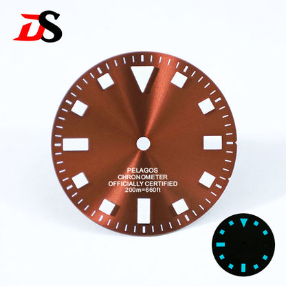Retro Pelagos Sun Blue/green Luminous Dial Date GMT50 Layer