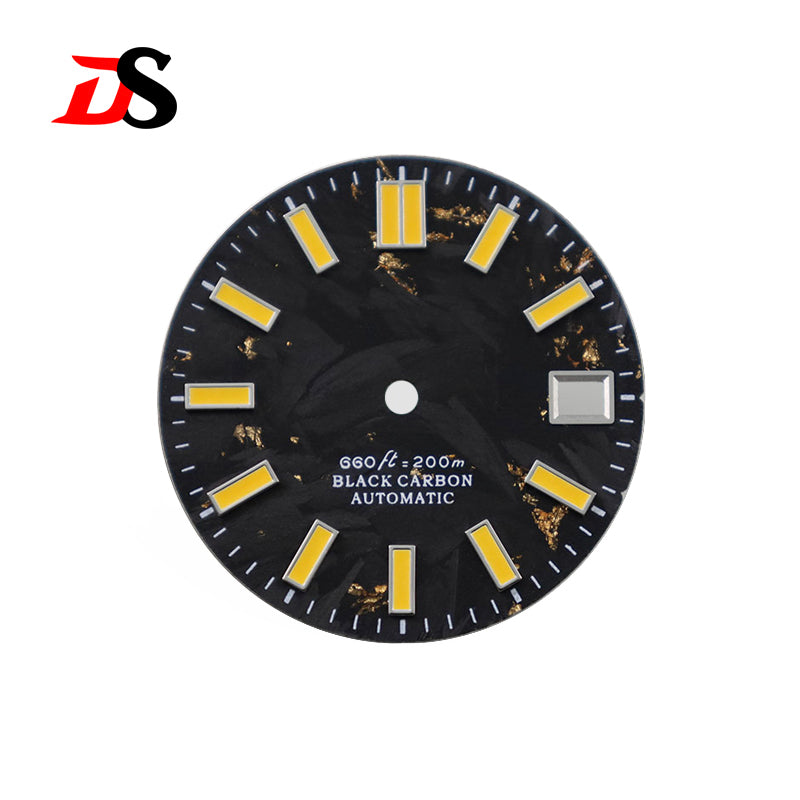 Color Lume Index Carbon Fiber Dial 28.5mm