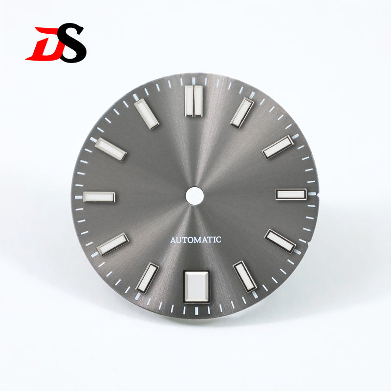 Sunburst Blue Lume Dial 6 O'clock NH35 28.5mm