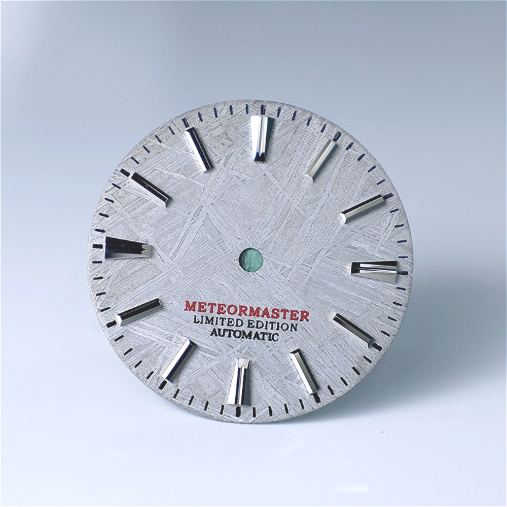 No Lume Natural Grey Meteorite Dial NH35NH36 28.5mm