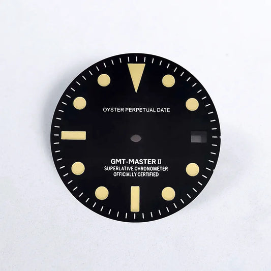 SUB 28.5mm Retro Dial Beige Lume Suitable for NH35NH34 GMT Movement