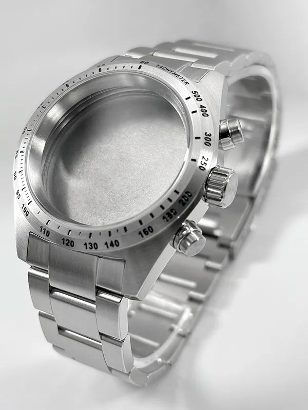 DS Watch 39mm Watch Case Solid Stainless Steel for VK63 VK64 Watches Automatic Movement Accessory Parts