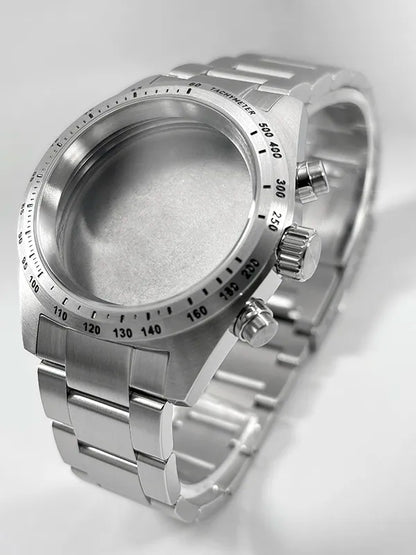 DS Watch 39mm Watch Case Solid Stainless Steel for VK63 VK64 Watches Automatic Movement Accessory Parts