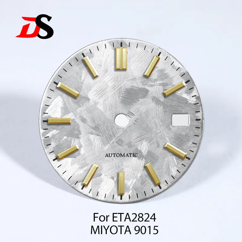 28.5MM Sakura Dial No Lume for ETA2824/MIYOTA 9015 Movement No Date