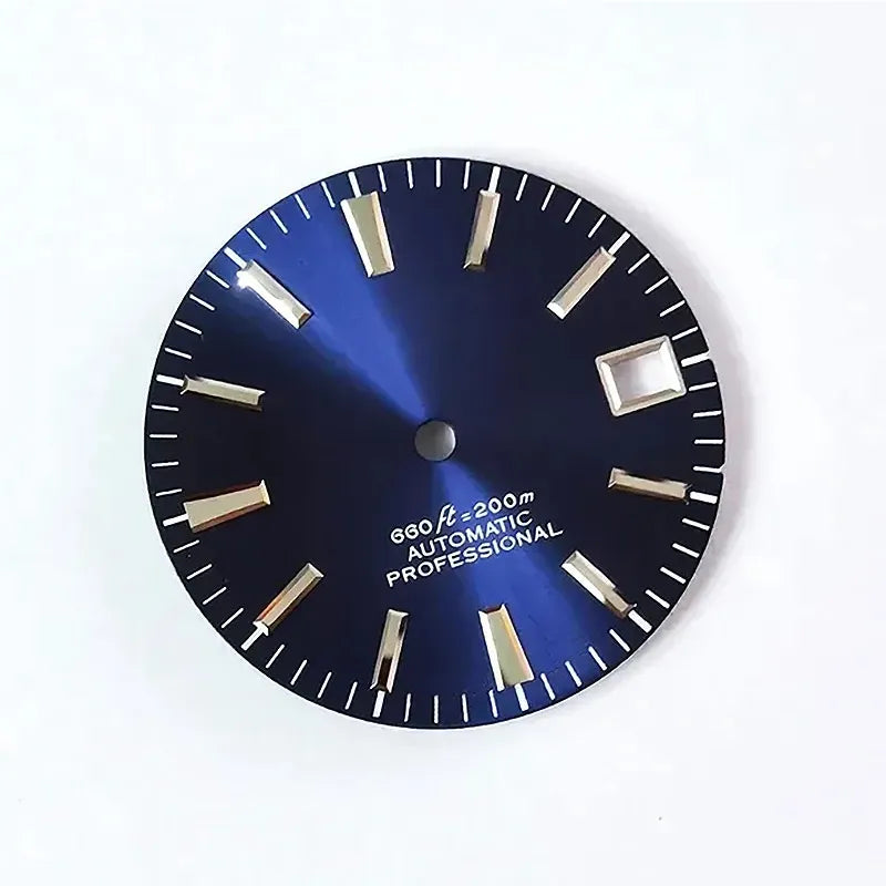 28.5mm Dial No Lume Sunburst Modified Watch NH35 Movement