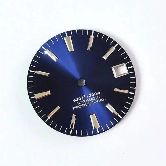 28.5mm Dial No Lume Sunburst Modified Watch NH35 Movement