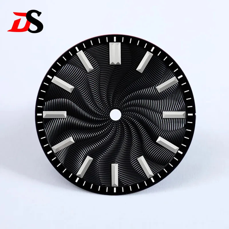 Guilloche Dial Envelope Index No Lume Sterile 28.5mm NH35NH34 Movement 3 O'clock /6O'clock /no Date